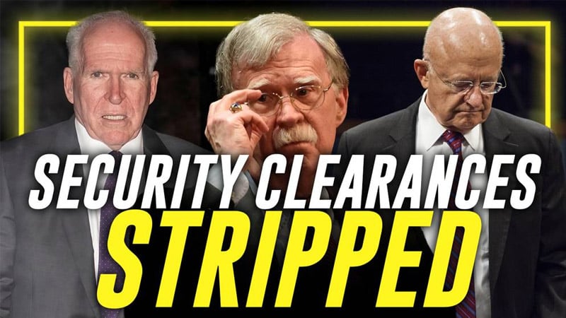 BREAKING: Trump Makes Good On His Promise To Purge The Deep State: 51 Spy Agency Swamp Rats Have Been Stripped Of Their Security Clearances & Criminal Investigation Has Been Launched Into Their Anti-American Activities