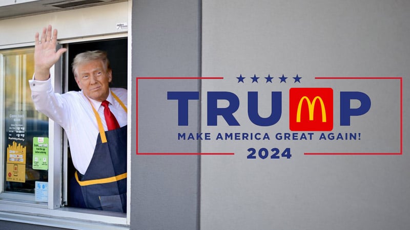 Would You Like Memes With That? Trump’s Epic Shift at McDonald’s Dominates Internet