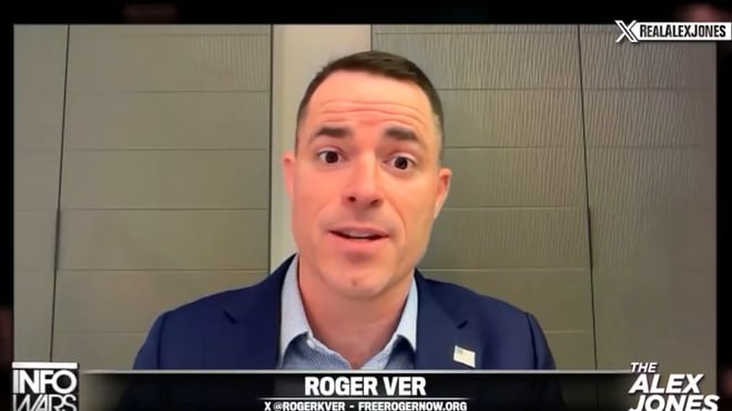 ‘Bitcoin Jesus’ aka Roger Ver Tells Alex Jones About His Government Persecution & Hopes For New Golden Age Renaissance Under Trump