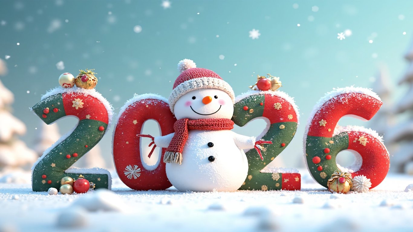 Snowy 2026 Winter Wonderland