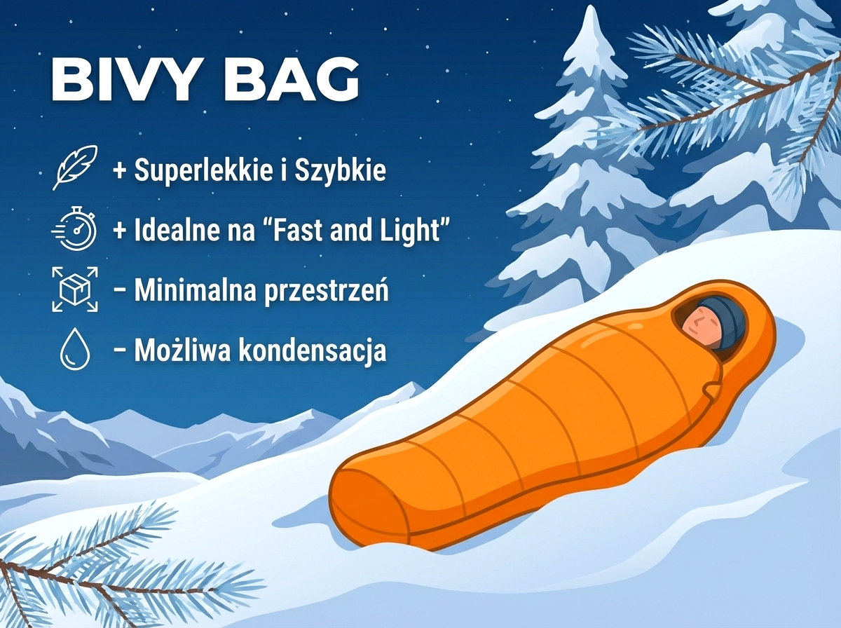 Zimowy biwak w Beskidach: Namiot, tarp czy bivy? 2