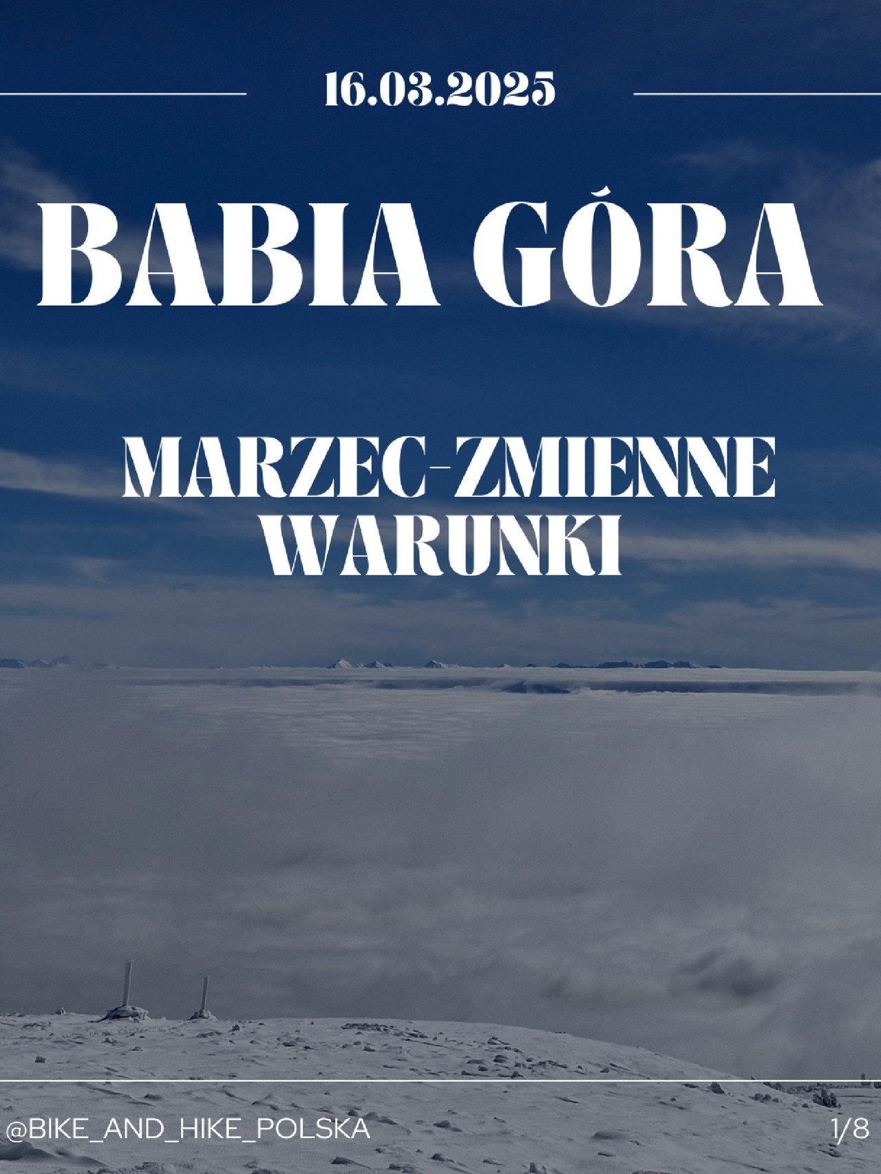 Babia Góra w marcu 2025 1
