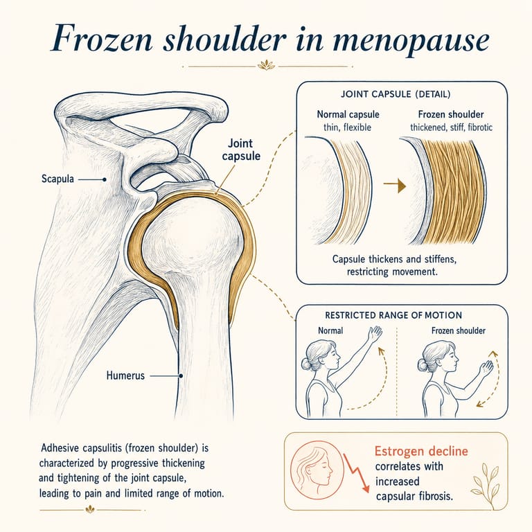 Shoulder anatomy — frozen-shoulder pathology