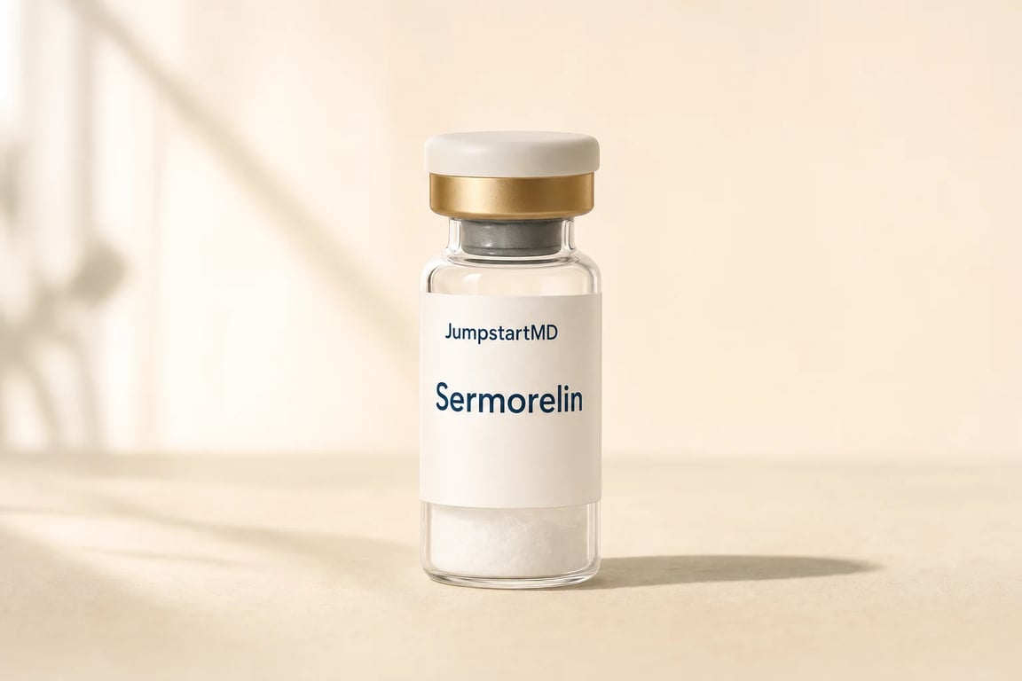 Sermorelin, a foundational peptide therapy offered by JumpstartMD