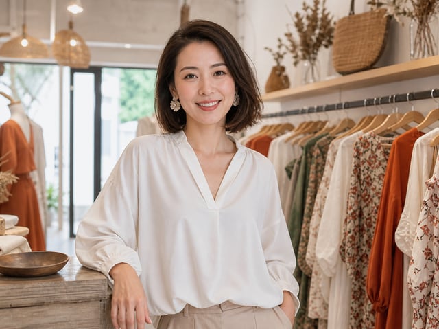 Independent boutique owner representing Maison Tiga in Katong, Singapore