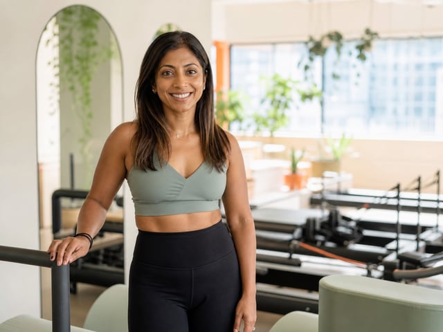 Fitness studio owner representing Elevate Studio in Bishan, Singapore