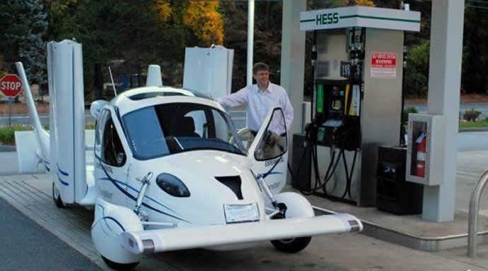 The “flying car” Terrafugia Transition up for sale in 2011