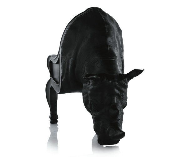 The Rhino Chair brings the beauty and power of the beast to your den ...