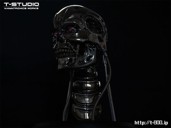 The most realistic T-800 animatronic Terminator bust - Luxurylaunches