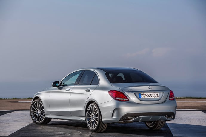 Mercedes-Benz C250, AMG Line, Avantgarde, Diamantsilber metallic
