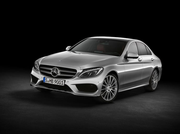 Mercedes-Benz C250, AMG Line, Avantgarde, Diamantsilber metallic