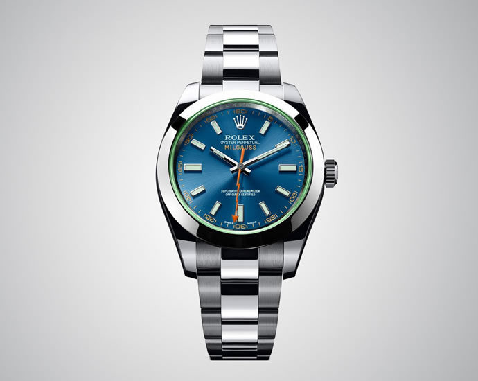 The 2014 Rolex Oyster Perpetual Milgauss comes with a mesmerizing