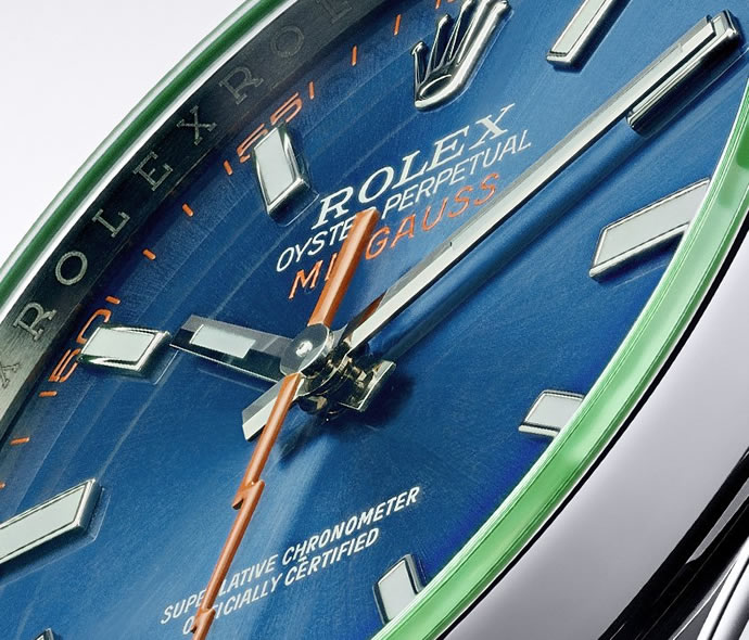The 2014 Rolex Oyster Perpetual Milgauss comes with a mesmerizing