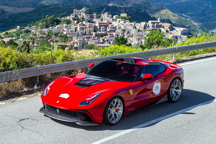 One-off Ferrari F12 TRS priced at $4.2 million unveiled at the Ferrari Cavalcade 2014