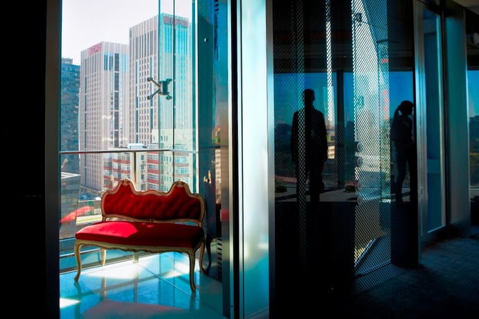 Now that's a stylish elevator