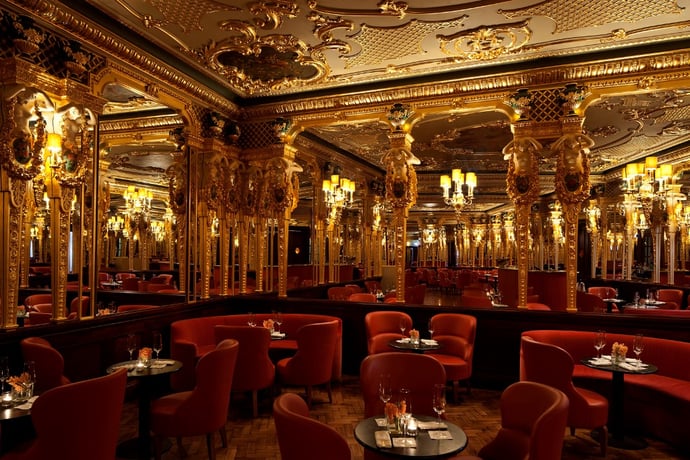 The Oscar Wilde Bar of the Hotel Cafe Royal