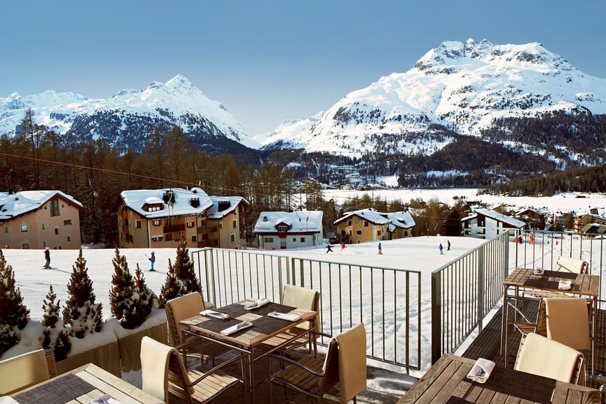 View from the Bistro cafe. 