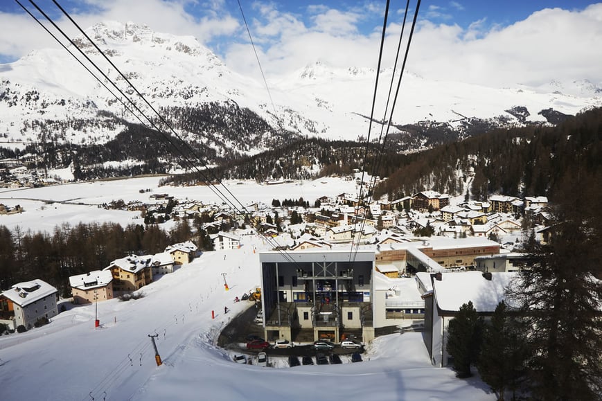 The first Ski-in Ski out hotel in the town.