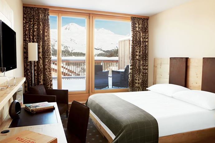 The cosy and luxurious Corvatsch Room.