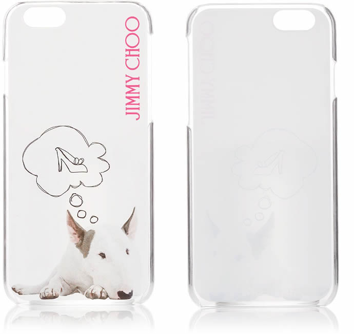 Nazlie an adorable iPhone case from Jimmy Choo's Choo Hound