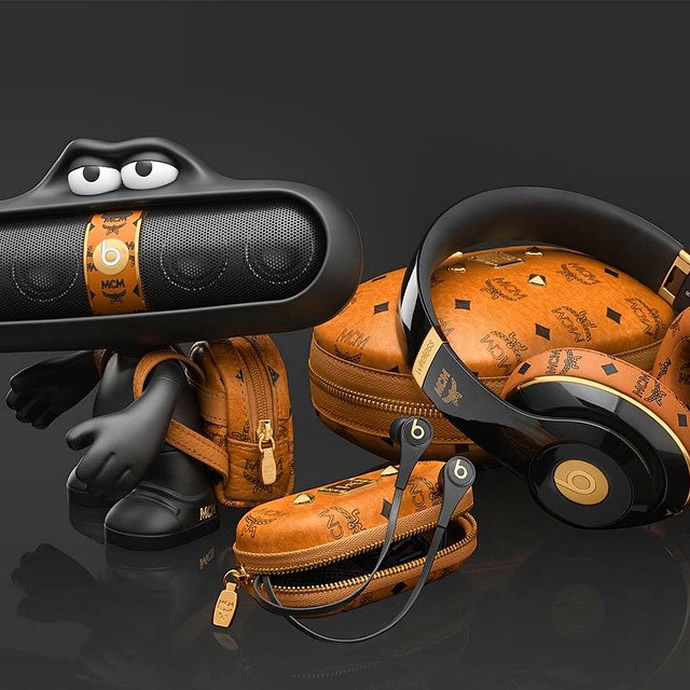 The Beats x MCM Collection is a premium collaboration tying