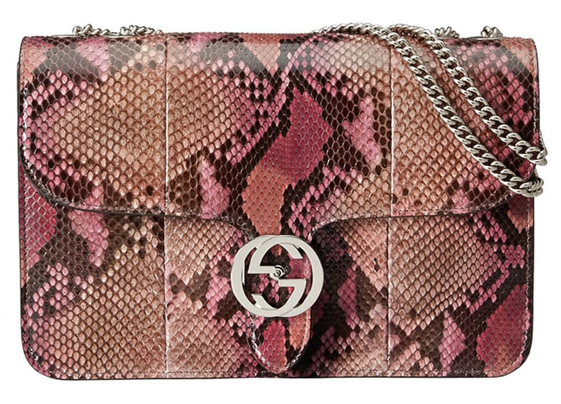 Gucci-Interlocking-Shoulder-Bag-Python