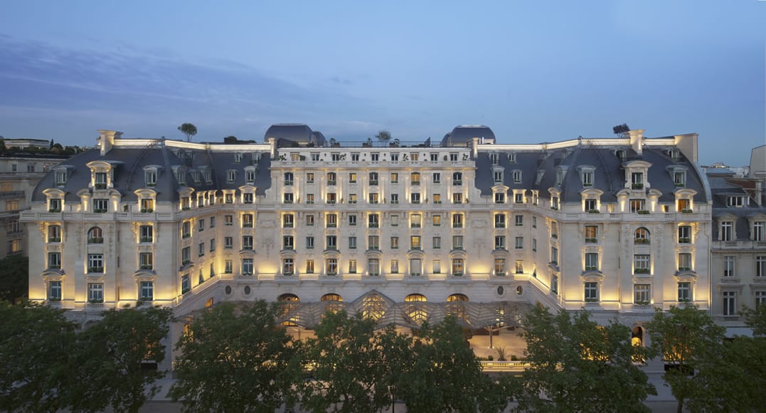 The Peninsula Paris Exterior (Night)