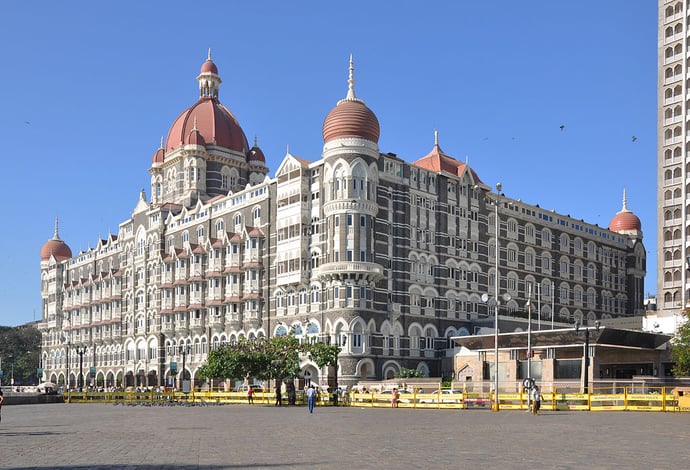 The Taj Mahal Palace hotel, Mumbai, India.