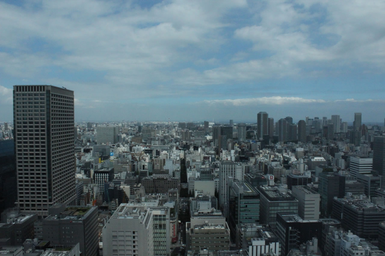 View from Shangri-La Tokyo’s suite in the sky