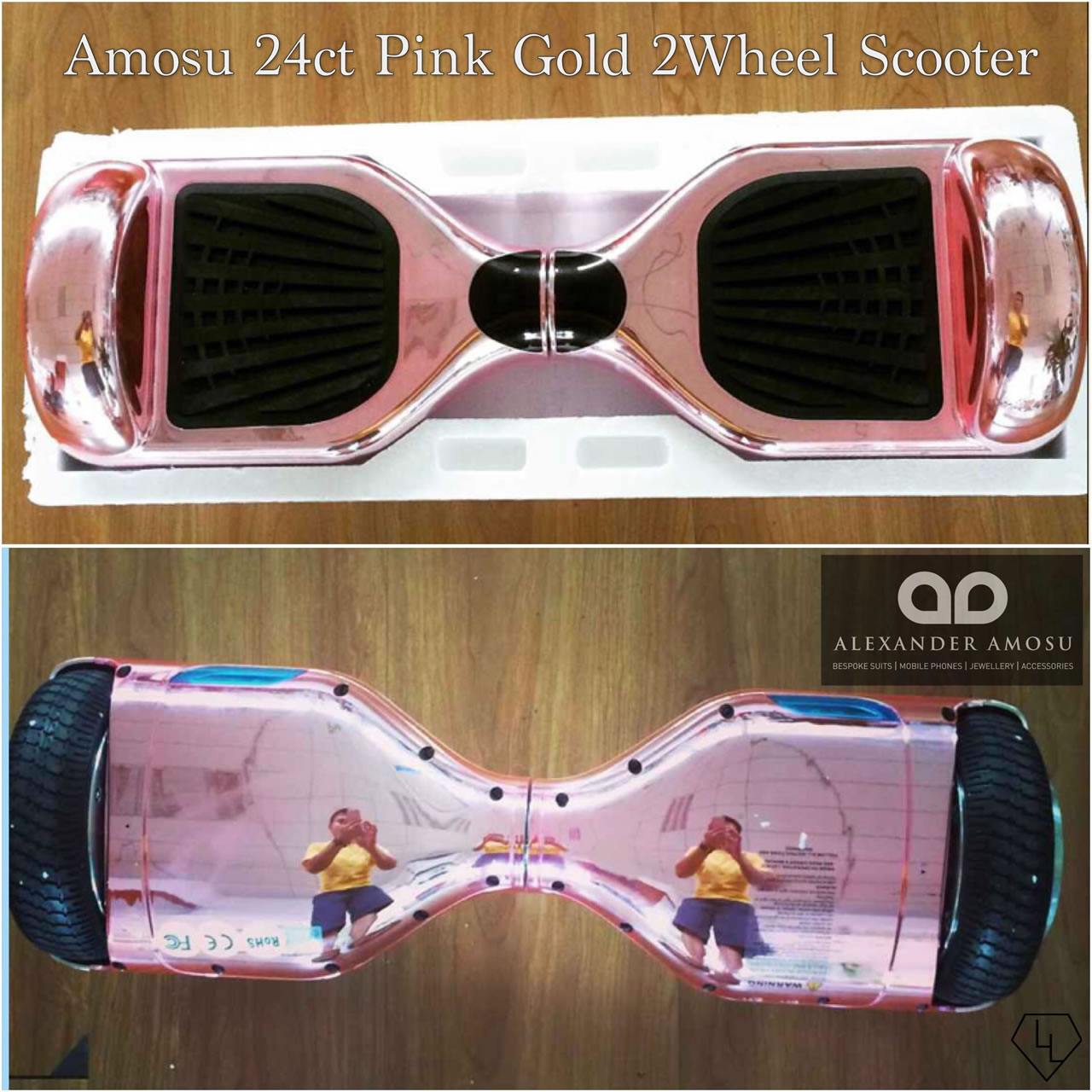 amosu 24ct Pink Gold