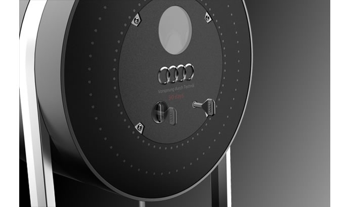 Audi timepiece clock 3