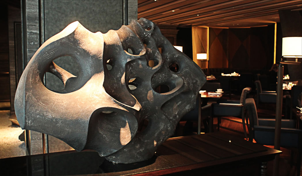 One of the 409 works of art on display at The Ritz-Carlton Kyoto