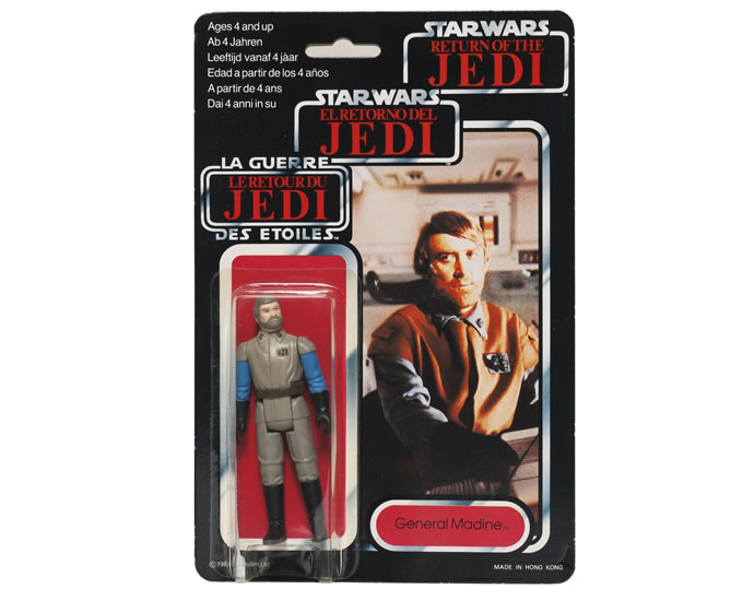 STAR WARS 'TRI-LOGO' GENERAL MADINE ACTION FIGURE, 1983