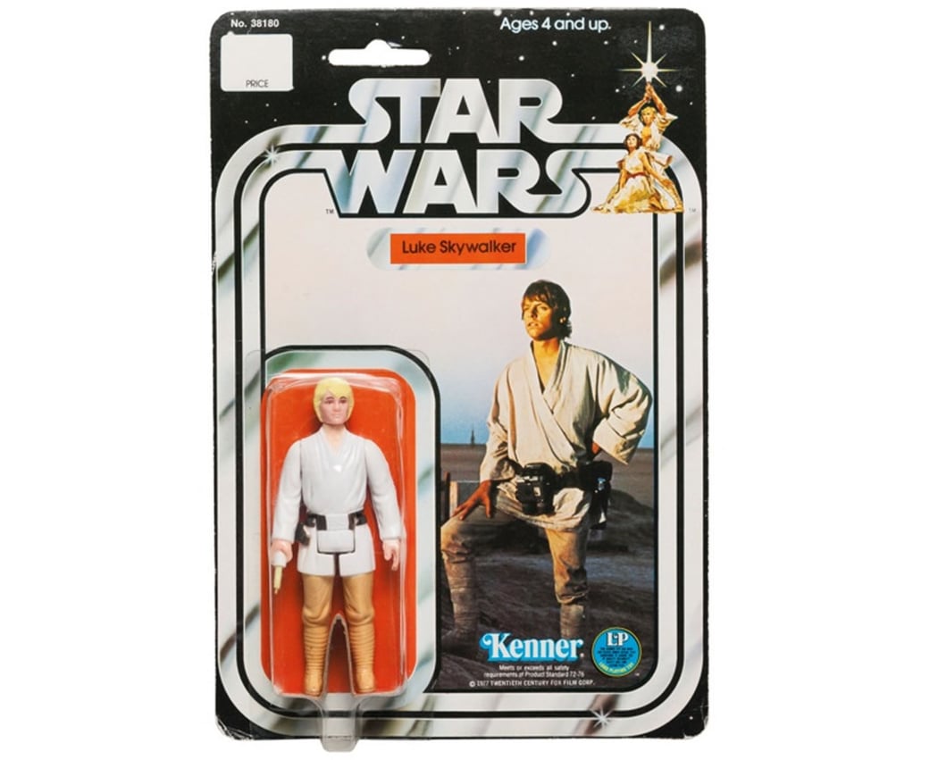 STAR WARS LUKE SKYWALKER ACTION FIGURE WITH DOUBLE-TELESCOPING SABER, 1978