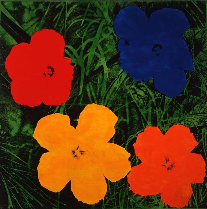 Andy-Warhol-Flowers-1964