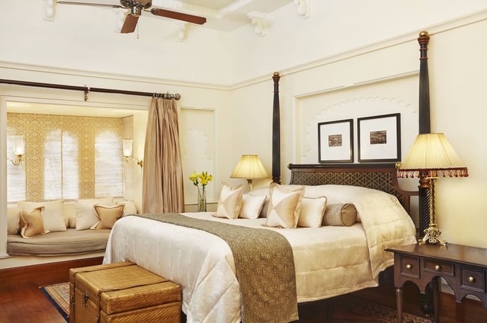 Bedroom - Kohinoor Suite with Private Swimming Pool - The Oberoi Udaivilas, Udaipur