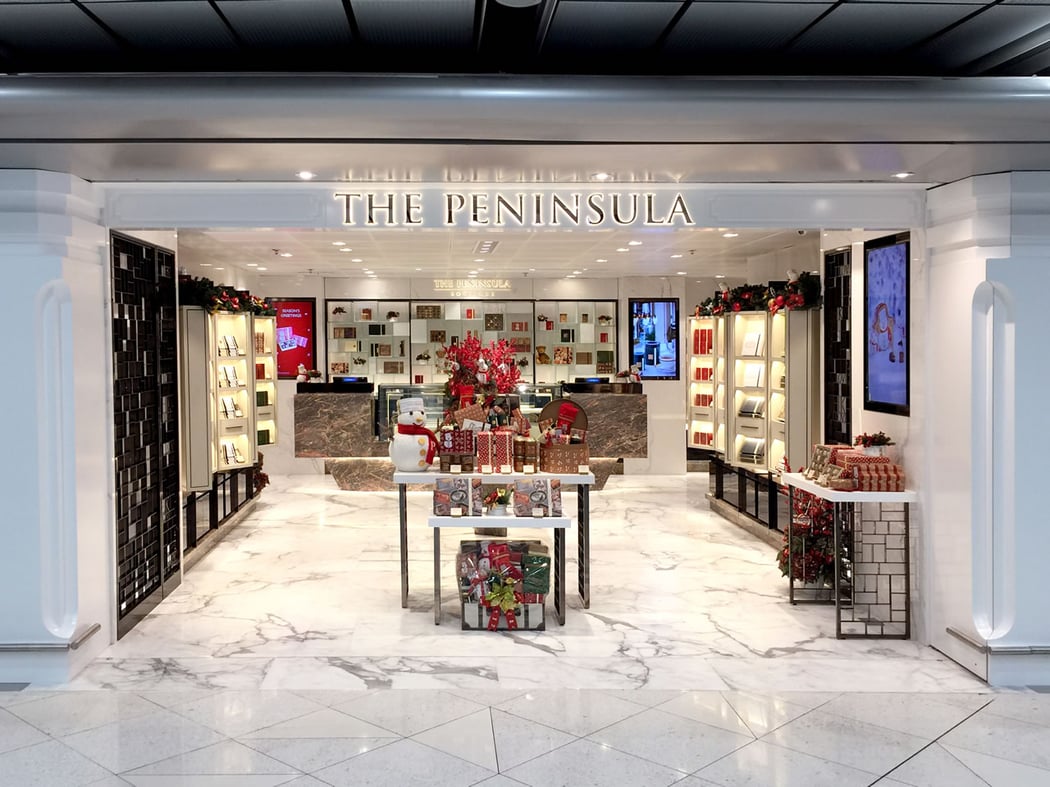 Peninsula Hotels open their first airport boutique at the Hong