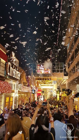 Christmas always kicks in early at the Harbour City mall.