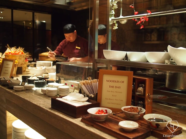 Asian noodle station