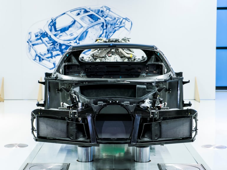 Bugatti Chiron chassis