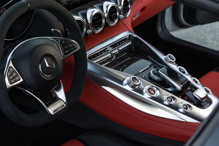 Pressefahrveranstaltung Mercedes-AMG GT S, Laguna Seca, Nov 2014, designo iridiumsilber magno, Leder Exklusiv Nappa red pepper/schwarz