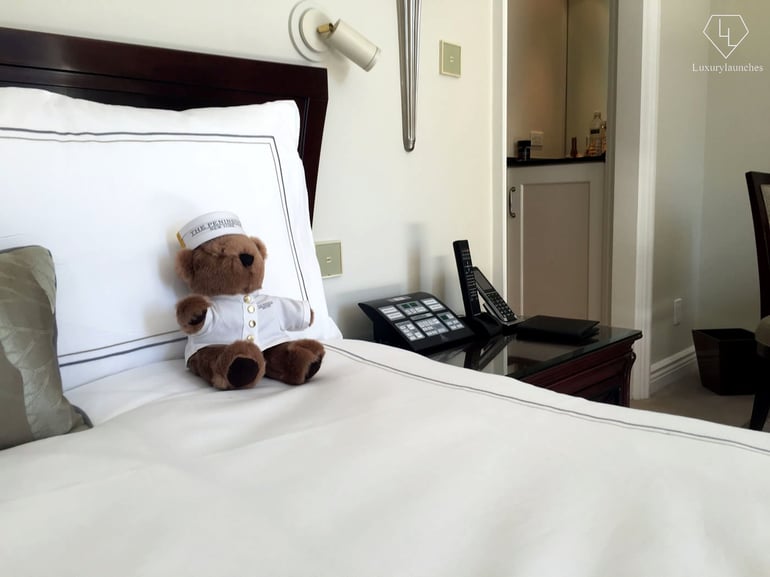 I got the adorable Peninsula teddy as a parting gift.
