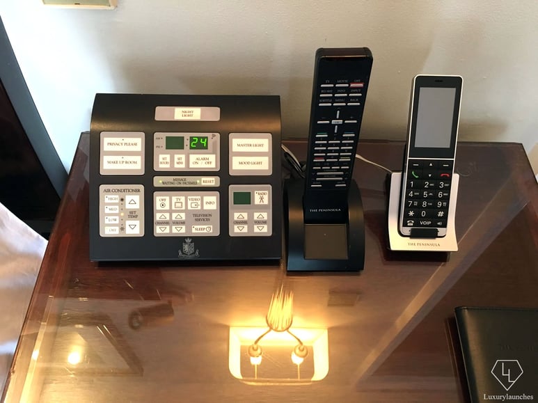 Though a bit dated, the control panel makes your life easy.