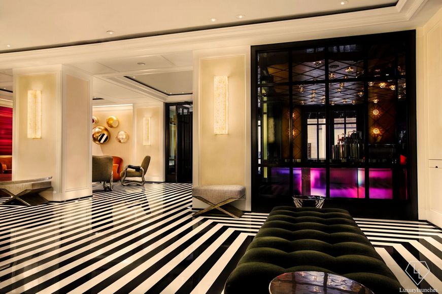 The chic lobby.