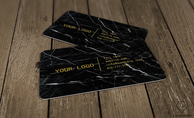 Nero marquina Business Cards