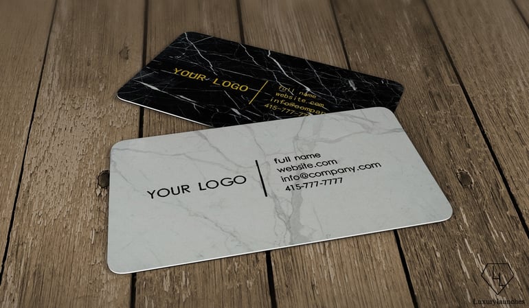 Real Marble Business card collection