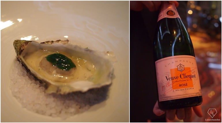 Oyster Seawater Jelly with Veuve Clicquot Rosé