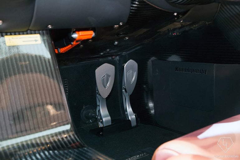The pedals