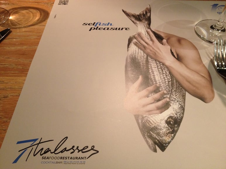 The special seafood menu at 7 Thalasses