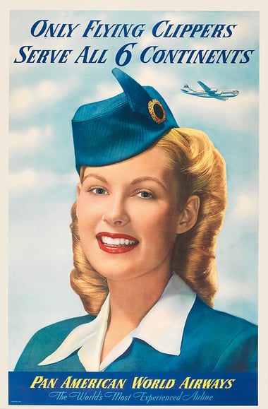 The air-hostesses were very vital to Pan Am's brand image.